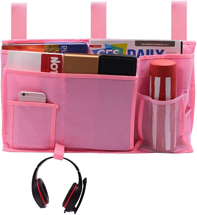 Sugaroom Bedside Storage Caddy, Bunk Bed Organizer Bed Storage Pocket Bedside - Image 2
