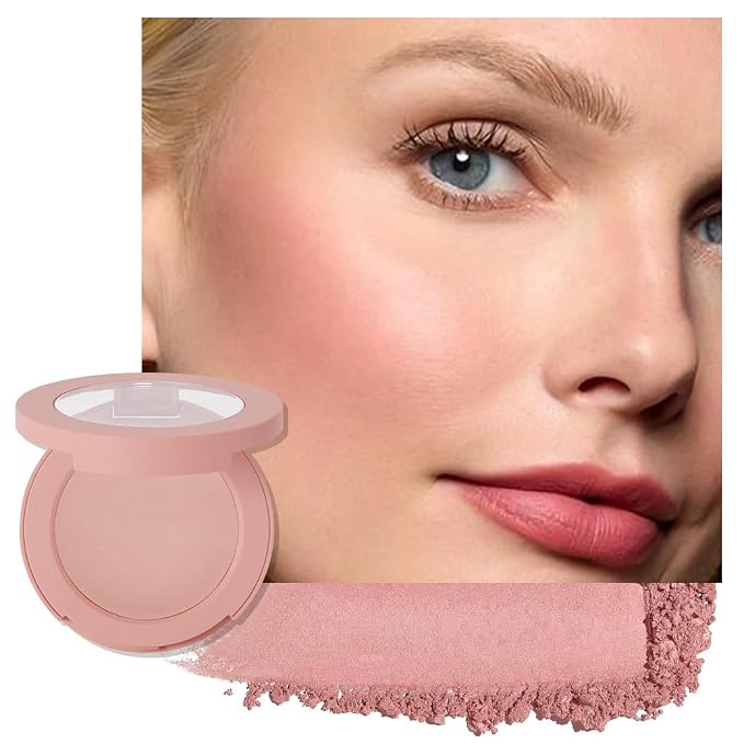 Blush for Cheeks, Lightweight, Fade and Transfer-Resistant, Effortless Matte by Buyitnow