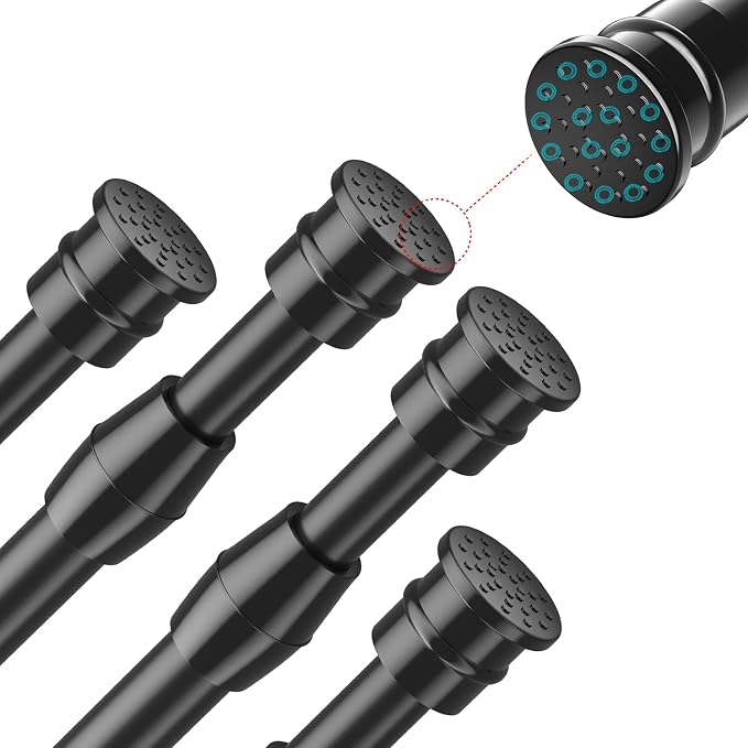AIZESI Spring Tension Curtain Rods Short Tension Rod by AIZESITENSIONROD