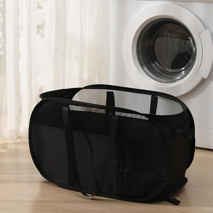 Collapsible Laundry Baskets, Tear Proof Pop Up Laundry Hamper - Image 7