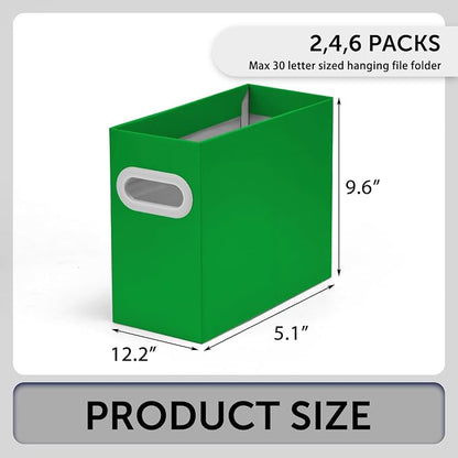 Hanging File Organizer, Cardboard File Folder Organizer - Image 2