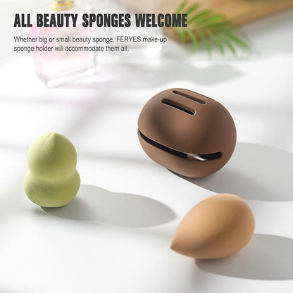 FERYES Makeup Sponge Holder – Shatterproof Eco-Friendly Silicone Beauty Make Up - Image 5