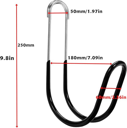 Garden Hose Holder Water Hose Hanger Wall Mounted, 304Stainless Steel Solid - Image 4