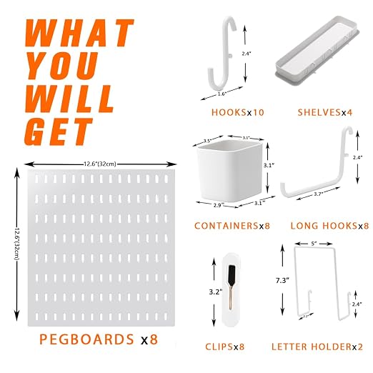 Peg Board Combination Kit, 8 Pegboards - Image 4