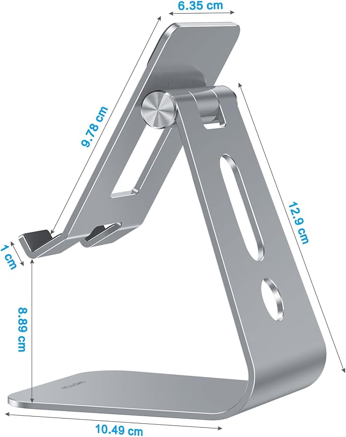 OMOTON Adjustable Tablet Stand for Desk, Upgraded Longer Arms for Greater - Image 5