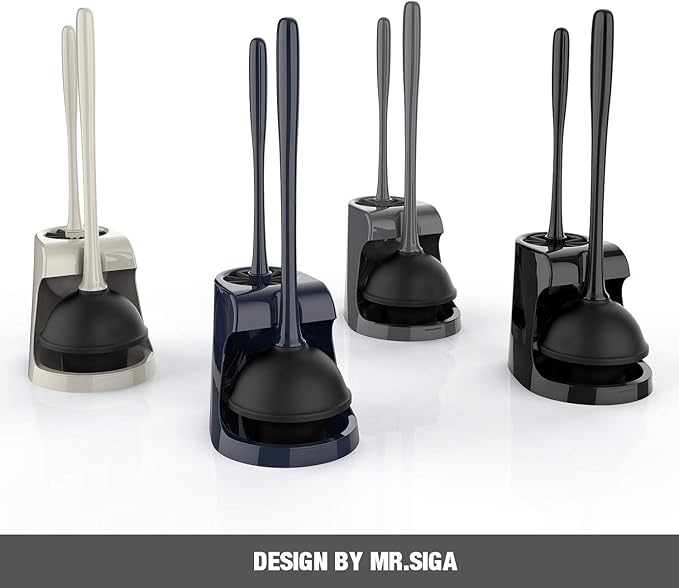 MR.SIGA Toilet Plunger and Bowl Brush Combo - Image 8