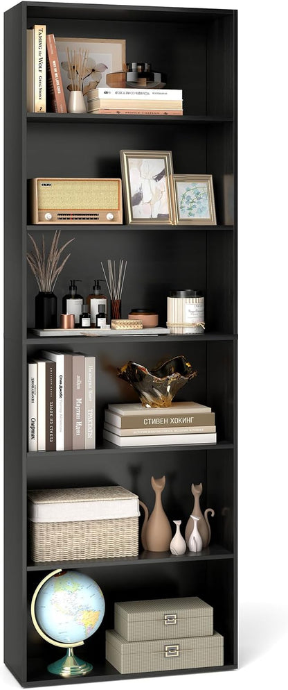 Tangkula 6-Tier Bookcase, 70” Tall Freestanding Bookshelf by TANGKULA