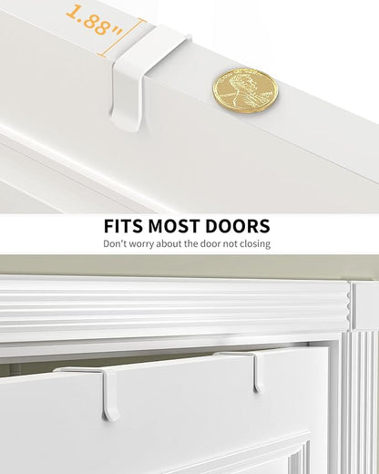 Moforoco White 9-Tier Over The Door Pantry Organizer, Pantry Organization And - Image 3