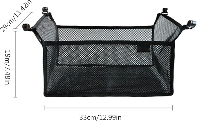 Outdoor Foldable Table Net Bag, Fine Knitted Thick Net Storage Bag, Under Desk - Image 9