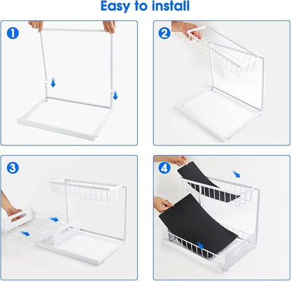 2 Pack Under Sink Organizer, 2 Tier Under Sink Organizers and Storage - Image 6