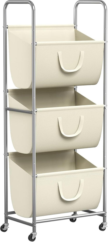 ELYKEN 120L Vertical Rolling Laundry Hamper by ELYKEN