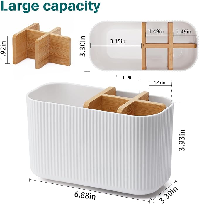 White Toothbrush Holder - Image 6