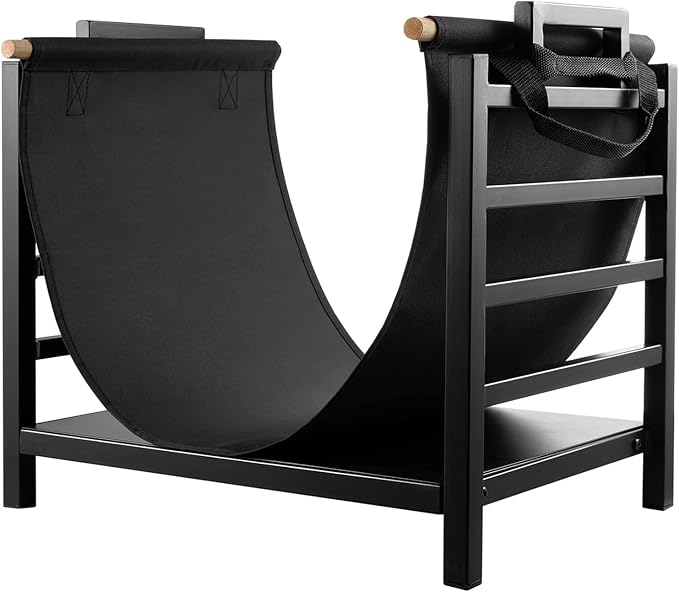 DOEWORKS Indoor Firewood Rack 18 Inch Fireplace Log Holder by DOEWORKS