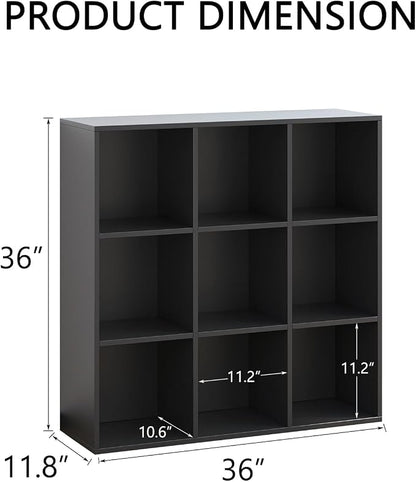 Wooden 9 Cube Storage Organizer - Image 2
