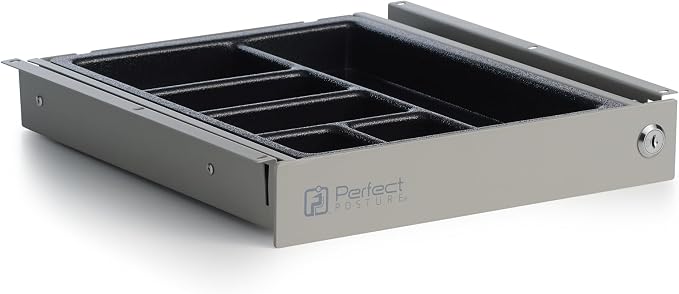 PERFECT POSTURE Max Under Desk Storage Drawer – Large Desk Drawer by PerfectPosture