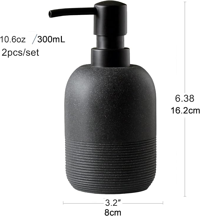 Matte Black Soap Dispenser Sets - Image 7