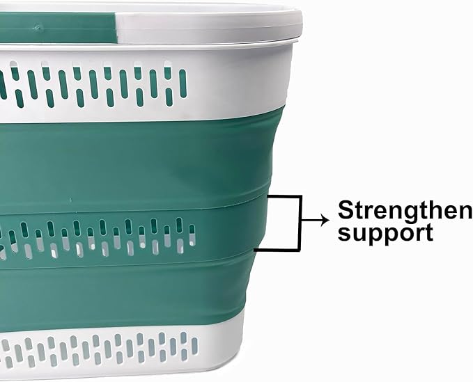 SAMMART 40L Collapsible Plastic Laundry Basket - Image 5