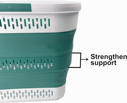 SAMMART 40L Collapsible Plastic Laundry Basket - Image 5