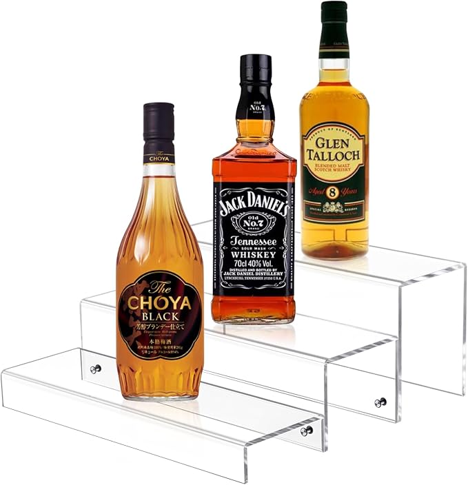 2 Pack Tiers Bar Shelves for Liquor Bottles by Unknown
