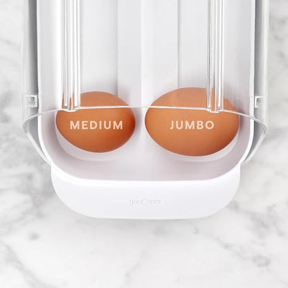 YouCopia FridgeView Rolling Egg Holder, BPA-Free Stackable Eggs Organizer - Image 6
