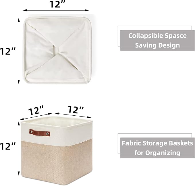 HNZIGE Foldable Storage Baskets Cube Storage Baskets - Image 5