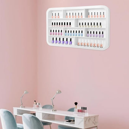 Wall Mounted Nail Polish Racks 4 Tier Hanging Nail Polish Storage Holder - Image 7