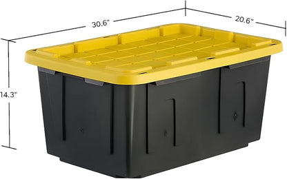 12-Pack Heavy Duty Storage Totes - Image 3