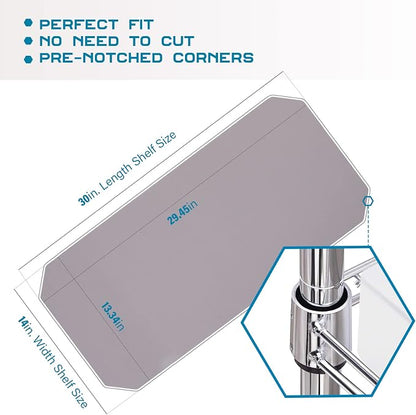 BRIAN & DANY Wire Shelf Liner 14" X 30", Heavy Duty Shelf Liners - Image 2