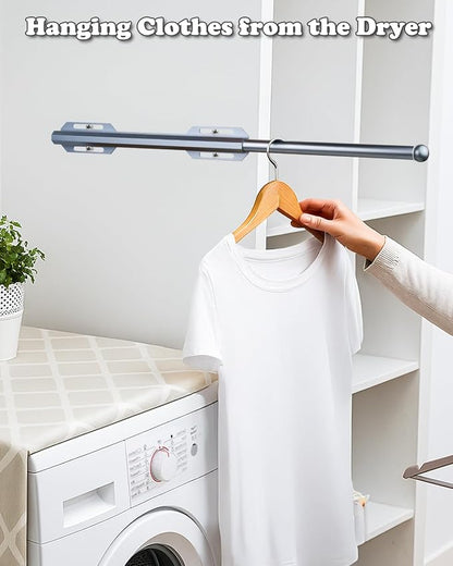 Valet Rod for Closet Pull Out, Standard Retractable closet rod organization rack - Image 7