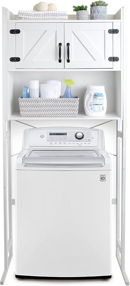 Over The Washer or Over The Toilet Storage Cabinet w/Height Adjustable Shelf by Stephan+Roberts