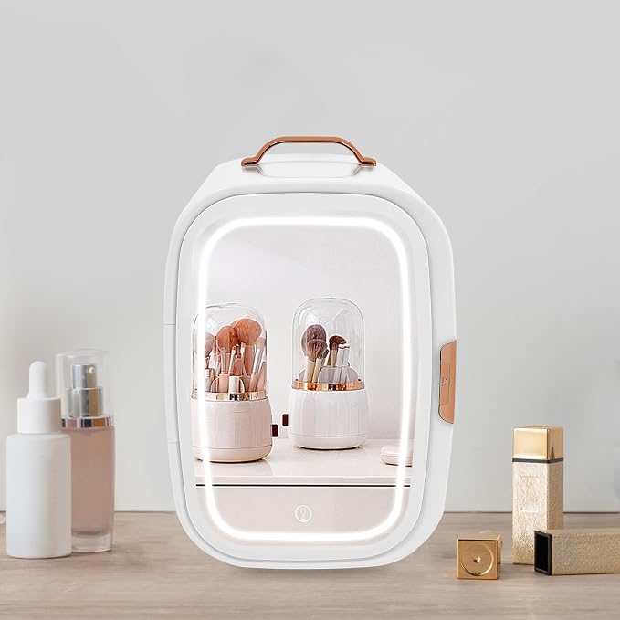 Mini Skincare Fridge, 12L Makeup Cosmetics Refrigerator Beauty Fridge - Image 3