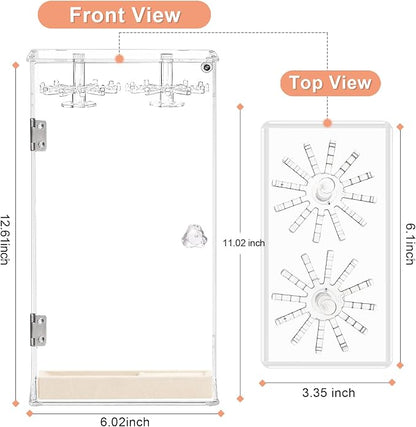 Necklace Holder, Acrylic Jewelry Organizer - Image 6