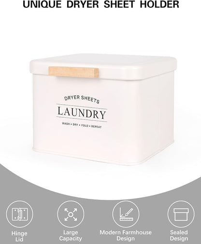 Dryer Sheet Holder with Hinged Lid - Image 7
