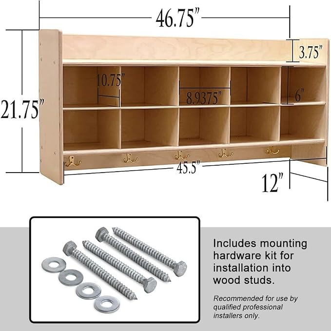 Contender Cubby Storage Organizer Cubes, Daycare Shelves - Image 3