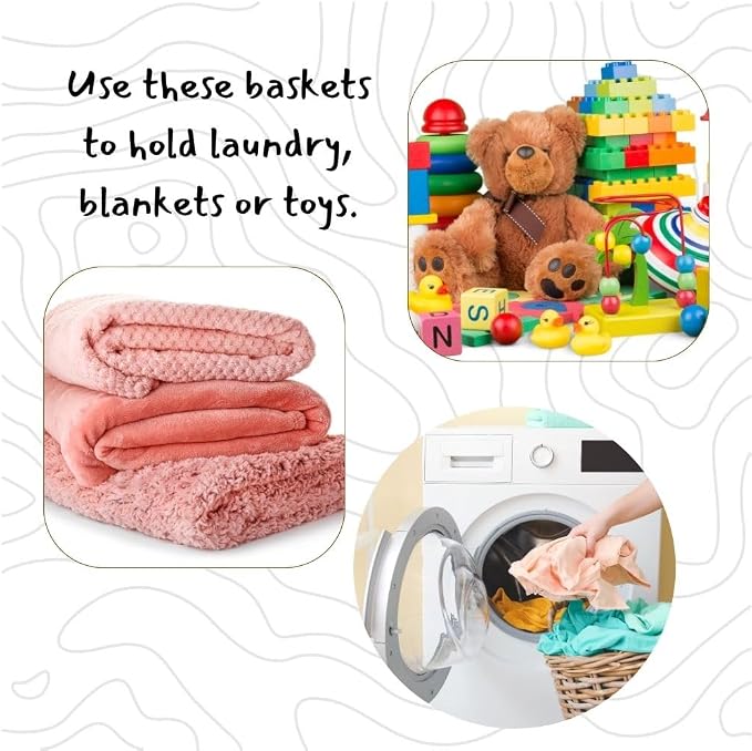 Storage & Organization, Decorative Wicker Baskets - Image 6