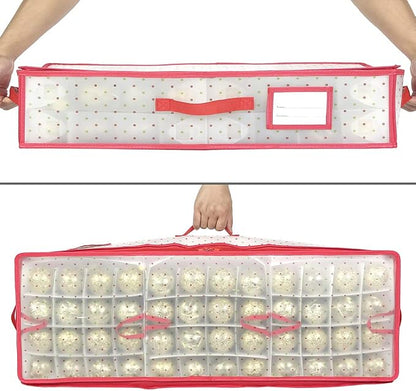 Sattiyrch Plastic Christmas Ornament Storage Box - Image 6
