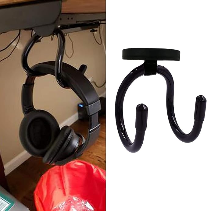 AUXPhome Magnetic Headset Holder up to 1 kg, Adjustable Headphone Holder - Image 5