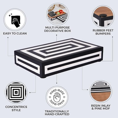 Handicrafts Home Decorative Storage Box 10x6 – Remote Organizer Box - Image 7