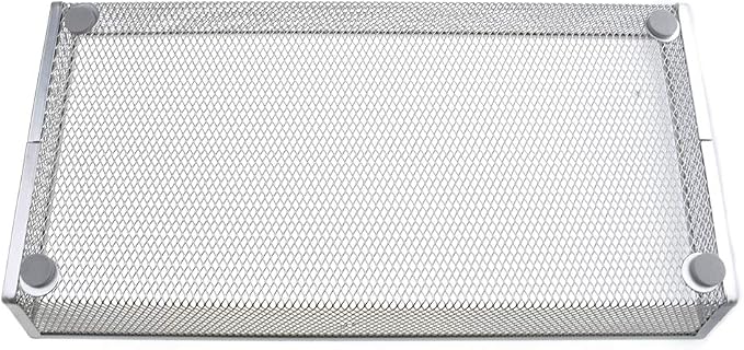 HAHIYO Stackable Mesh Tray Cup 12 x 6 x 2 inches Sturdy Container - Image 7
