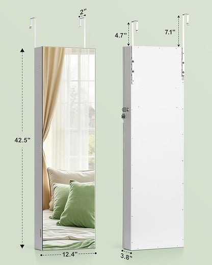 Nicetree Mirror Jewelry Cabinet, Jewelry Armoire - Image 7