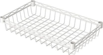 SINGAYE 6 Tier Basket Shelf Wire Shelving Unit Adjustable Storage Shelves Big - Image 9