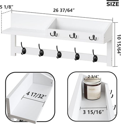 AMBIRD 26.57-Inch Wall Hanging Shelf - Image 6