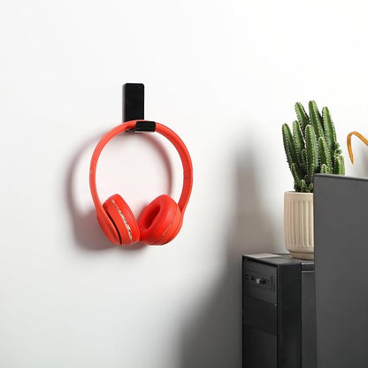 Weewooday 32 Pcs Headphone Hanger Headphone Holder Wall Hook School Classroom - Image 6