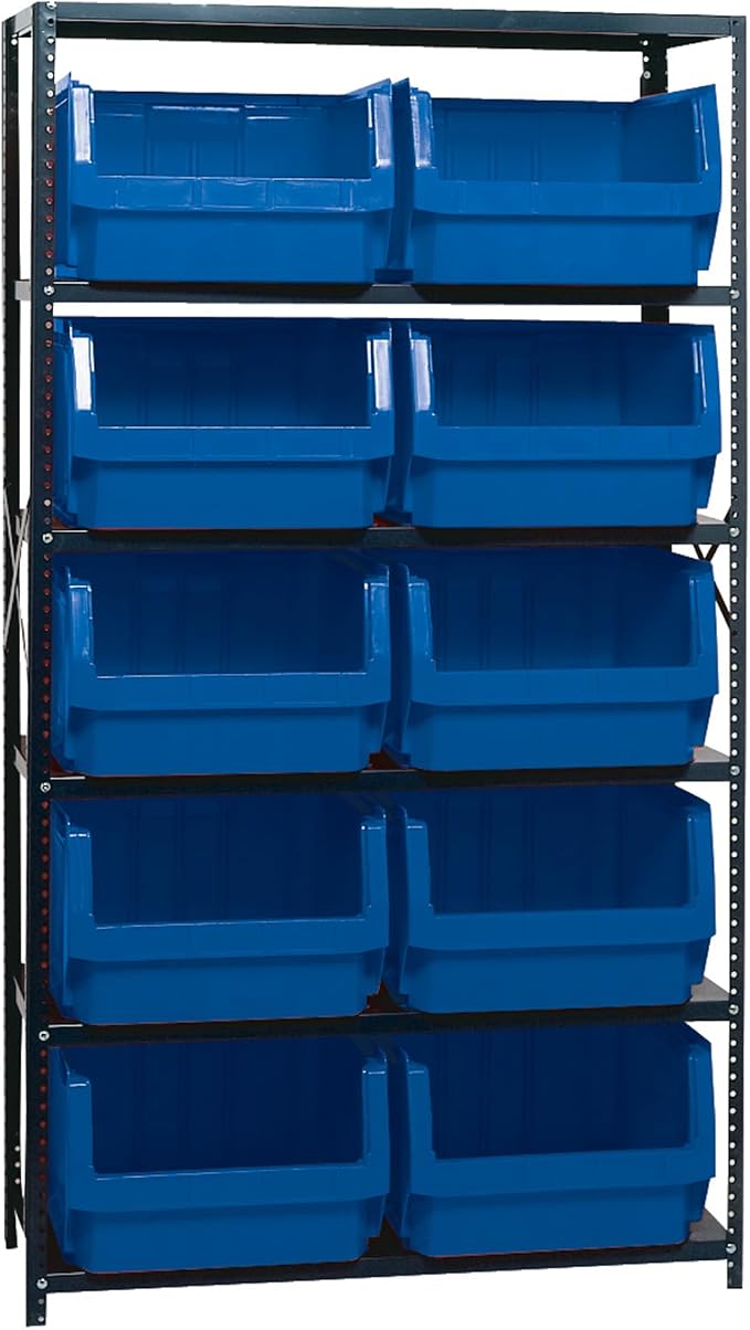 Quantum Storage Systems MSU-543BL Solid Heavy Duty 6 Shelves 10 MAGNUM Blue by QuantumStorageSystems