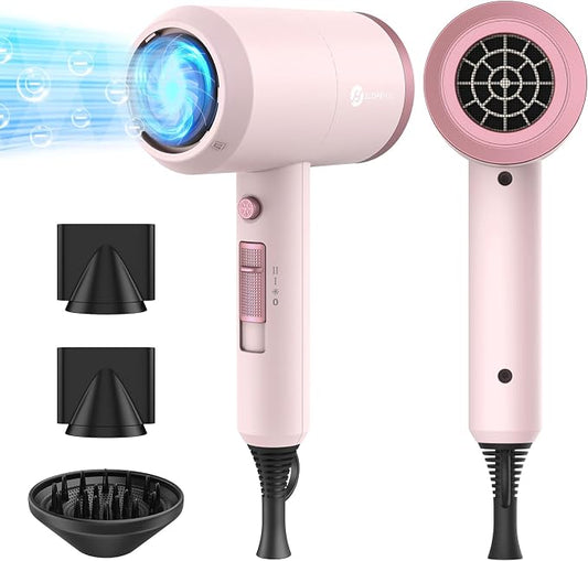 Slopehill Professional Ionic Hair Dryer, Powerful 1800W Fast Drying Low Noise by slopehill