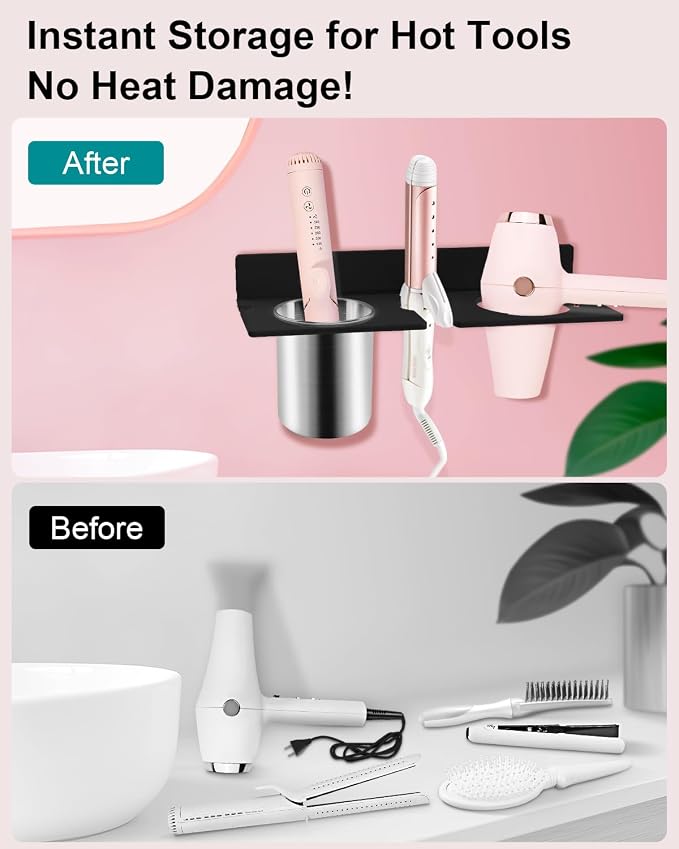 Hair Tool Organizer, Hair Dryer Holder - Image 3
