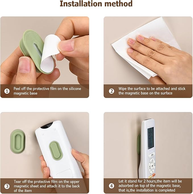 XYOFUN Magnetic Remote Control Holder Wall Mount - Image 2