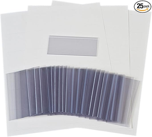 Akro-Mils 29302 Clear Protective Plastic Label Holder and Labels by Akro-Mils