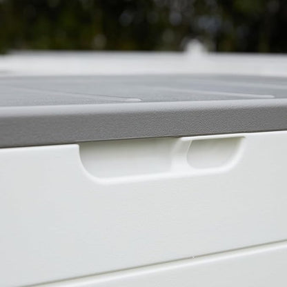 TARKARI Premium Pro Edition 100 Gallon Lockable Resin Deck Box, Waterproof & - Image 6