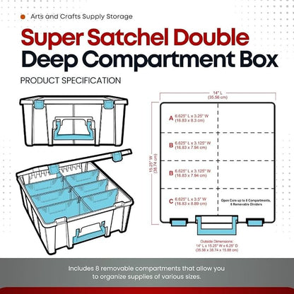 ArtBin 6990SA Super Satchel Double Deep Compartment Box - Image 7